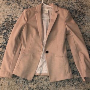H&M blush blazer size 2